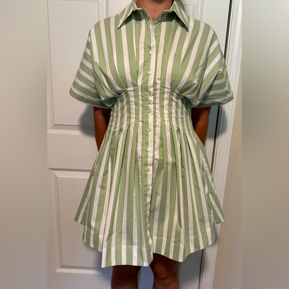 The Tobie Mini Shirt Dress by Exquise